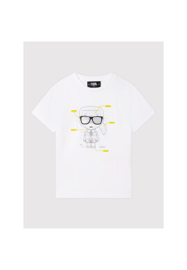 KARL LAGERFELD Тишърт Z25364 D Бял Regular Fit - Pepit.bg