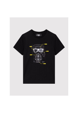 KARL LAGERFELD Тишърт Z25364 M Черен Regular Fit - Pepit.bg
