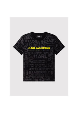 KARL LAGERFELD Тишърт Z25367 D Черен Regular Fit - Pepit.bg