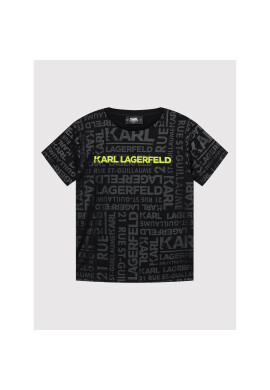 KARL LAGERFELD Тишърт Z25367 S Черен Regular Fit - Pepit.bg