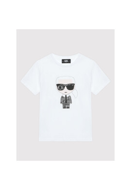 KARL LAGERFELD Тишърт Z25370 D Бял Regular Fit - Pepit.bg