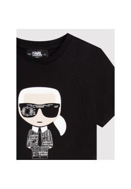 KARL LAGERFELD Тишърт Z25370 M Черен Regular Fit - Pepit.bg