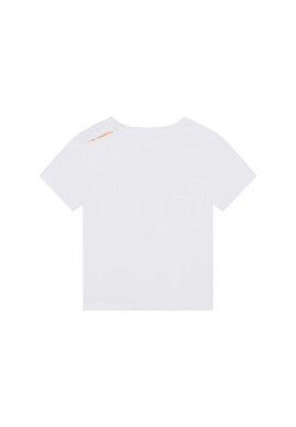 Karl Lagerfeld Kids Тишърт Z25397 M Бял Regular Fit - Pepit.bg