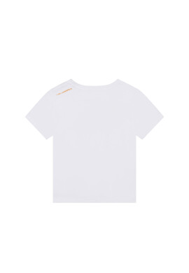 Karl Lagerfeld Kids Тишърт Z25397 S Бял Regular Fit - Pepit.bg