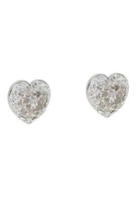 Kate Spade Обици Something Sprkly Heart Studs K6760 Сребрист - Pepit.bg