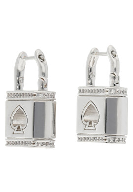 Kate Spade Обици Lock And Spade K9465 Сребрист - Pepit.bg