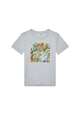 Kenzo Kids Тишърт K25101 S Сив Regular Fit - Pepit.bg