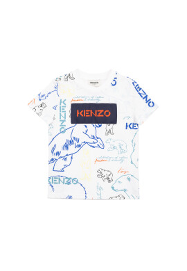 Kenzo Kids Тишърт K25660 D Бял Regular Fit - Pepit.bg