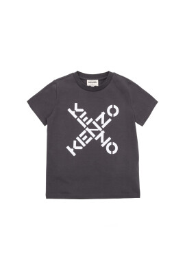Kenzo Kids Тишърт K25679 Сив Regular Fit - Pepit.bg