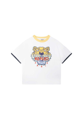 Kenzo Kids Тишърт K25802 S Бял Regular Fit - Pepit.bg