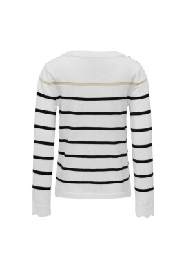 Kids ONLY Пуловер 15302613 Бял Regular Fit - Pepit.bg