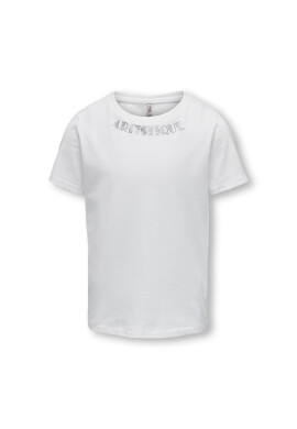 Kids ONLY Тишърт 15282766 Бял Regular Fit - Pepit.bg