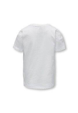Kids ONLY Тишърт 15282766 Бял Regular Fit - Pepit.bg