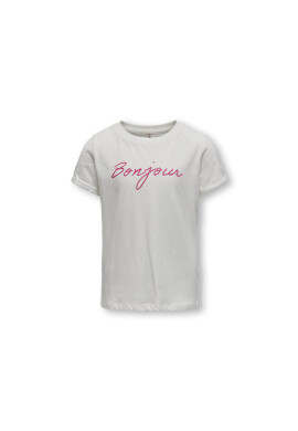 Kids ONLY Тишърт 15283135 Бял Regular Fit - Pepit.bg