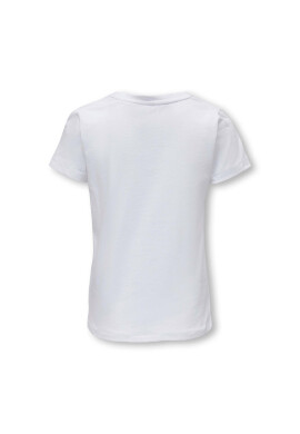 Kids ONLY Тишърт 15286275 Бял Regular Fit - Pepit.bg