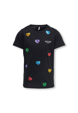 Kids ONLY Тишърт 15286275 Черен Regular Fit - Pepit.bg