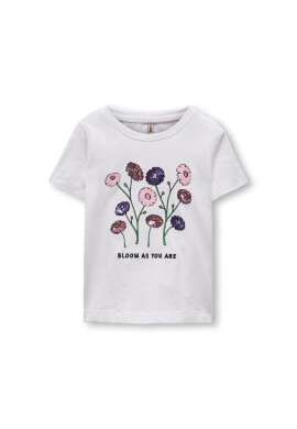 Kids ONLY Тишърт 15286502 Бял Regular Fit - Pepit.bg