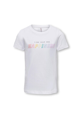 Kids ONLY Тишърт 15286591 Бял Regular Fit - Pepit.bg