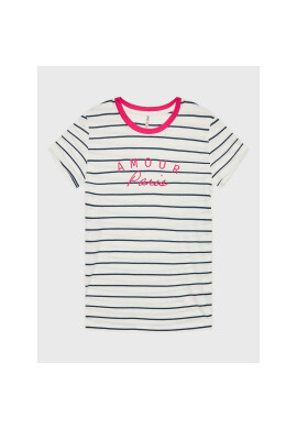 Kids ONLY Тишърт Emma 15283135 Бял Regular Fit - Pepit.bg