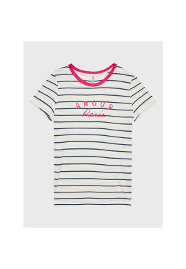 Kids ONLY Тишърт Emma 15283135 Бял Regular Fit - Pepit.bg