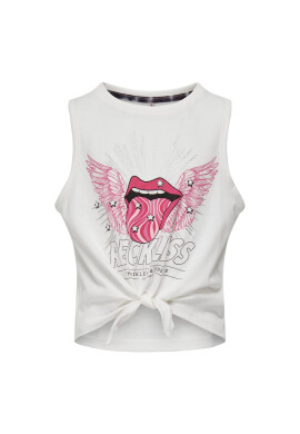 Kids ONLY топ 15296704 Бял Regular Fit - Pepit.bg