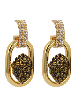 Kurt Geiger Обици Eagle Link Drop Earrings 1343361429 Златист - Pepit.bg