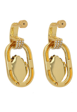 Kurt Geiger Обици Eagle Link Drop Earrings 1343361429 Златист - Pepit.bg
