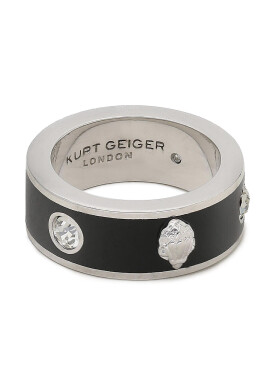 Kurt Geiger Пръстен Enamel Eagle Ring 8838305429 Черен - Pepit.bg
