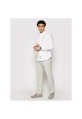 La Martina Риза CCMC02 PP003 Бял Slim Fit - Pepit.bg