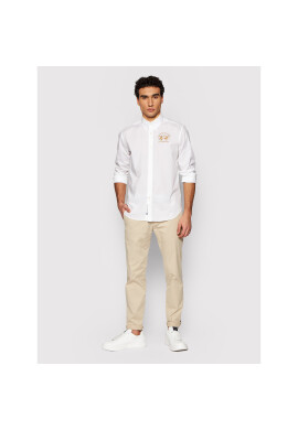 La Martina Риза Poplin CCMC01 PP003 Бял Regular Fit - Pepit.bg