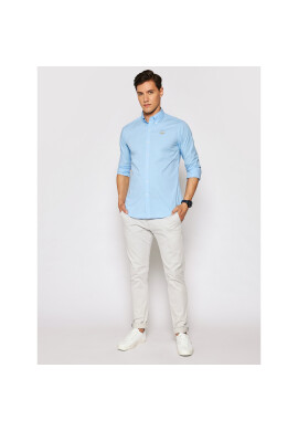 La Martina Риза Poplin CCMC02 PP003 Син Slim Fit - Pepit.bg