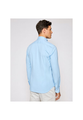 La Martina Риза Poplin CCMC02 PP003 Син Slim Fit - Pepit.bg