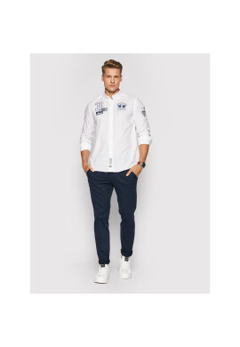 La Martina Риза SMC302 OX077 Бял Regular Fit - Pepit.bg