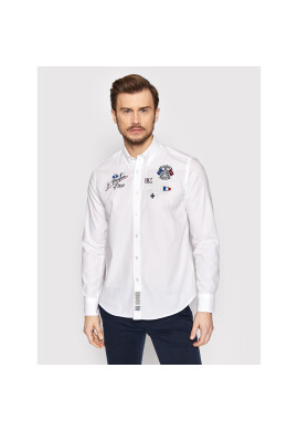 La Martina Риза TMC301 OX077 Бял Regular Fit - Pepit.bg