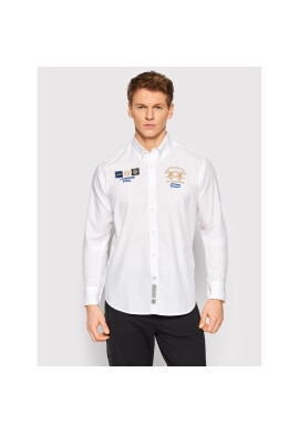La Martina Риза TMC306 TW029 Бял Regular Fit - Pepit.bg