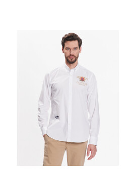 La Martina Риза VMCG30 PP483 Бял Regular Fit - Pepit.bg