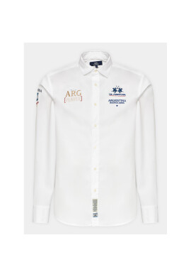 La Martina Риза Wiley WMC302 PP483 Бял Regular Fit - Pepit.bg
