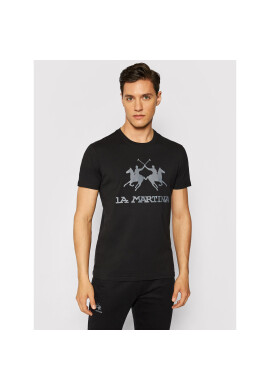 La Martina Тишърт CCMR01 JS206 Черен Regular Fit - Pepit.bg