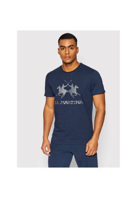 La Martina Тишърт CCMR05 JS206 Тъмносин Regular Fit - Pepit.bg