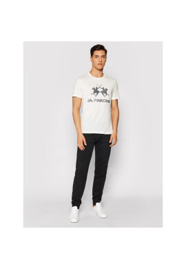 La Martina Тишърт Jersey CCMR01 JS206 Бял Regular Fit - Pepit.bg