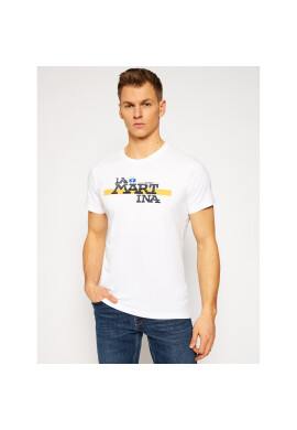 La Martina Тишърт RMR008 JS206 Бял Regular Fit - Pepit.bg