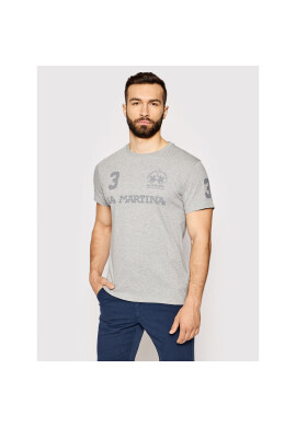 La Martina Тишърт RMR309 JS206 Сив Regular Fit - Pepit.bg
