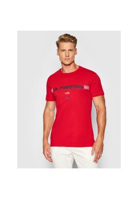 La Martina Тишърт SMR012 JS206 Червен Regular Fit - Pepit.bg