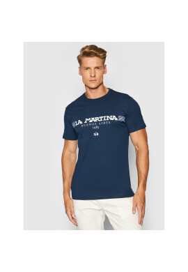 La Martina Тишърт SMR012 JS206 Тъмносин Regular Fit - Pepit.bg