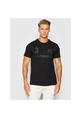 La Martina Тишърт SMR309 JS206 Черен Regular Fit - Pepit.bg