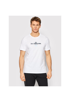 La Martina Тишърт TMR005 JS206 Бял Regular Fit - Pepit.bg