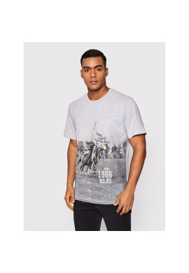 La Martina Тишърт TMR305 JS206 Сив Regular Fit - Pepit.bg