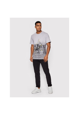La Martina Тишърт TMR305 JS206 Сив Regular Fit - Pepit.bg