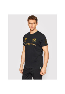 La Martina Тишърт TMR309 JS206 Черен Regular Fit - Pepit.bg