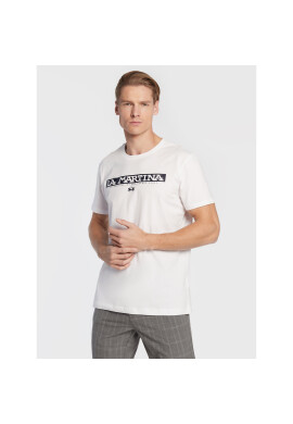La Martina Тишърт UMR006 JS206 Бял Regular Fit - Pepit.bg